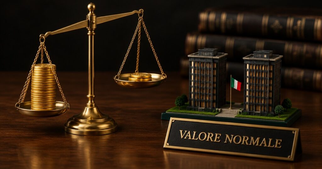 Bilancia dorata squilibrata accanto a due società gemelle sotto bandiera italiana: transfer pricing interno